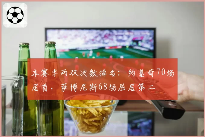 本赛季两双次数排名:约基奇70场居首,萨博尼斯68场屈居第二